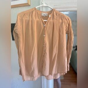 Mille resortwear Florian Top. XS. Worn twice. Nude/peach color.